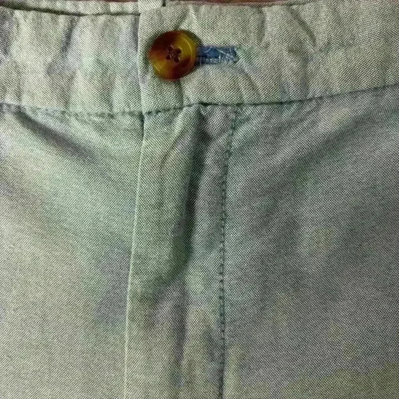 Men's IZOD Shorts Washed Chino Chambray Light Blue 36” Waist 10” Inseam - Picture 5 of 8